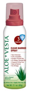 Skin Protectant Aloe Vesta   2.1 oz. Spray Bottle Liquid CHG Compatible