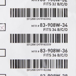 Post-Surgical Bra McKesson White 34 Inch