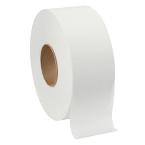 Toilet Tissue Pacific Blue Basic    White 2-Ply Jumbo Size Cored Roll Continuous Sheet 3-1/5 Inch X 1000 Foot