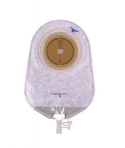 Urostomy Pouch Assura   One-Piece System 10-3/4 Inch Length 1-1/8 Inch Stoma Drainable Convex