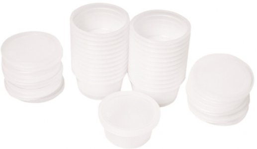 Putty Container Theraputty    Plastic White 2 oz.