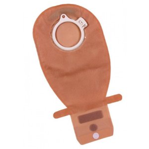 Ostomy Pouch Assura   New Generation EasiClose    Two-Piece System 11-1/2 Inch Length, Maxi 1-3/8 Inch Stoma Drainable