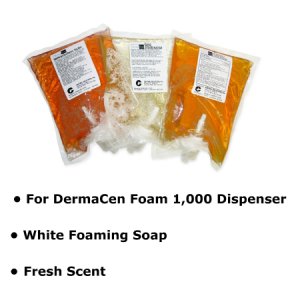 Soap DermaCen   Foaming 1,000 mL Dispenser Refill Bag Fresh Scent