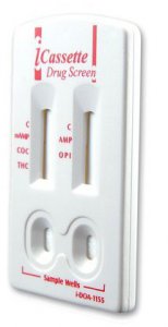 Drugs of Abuse Test iCassette    10-Drug Panel AMP, BAR, BZO, COC, mAMP/MET, MTD, OPI, PCP, TCA, THC Urine Sample 25 Tests Non-CLIA Waived