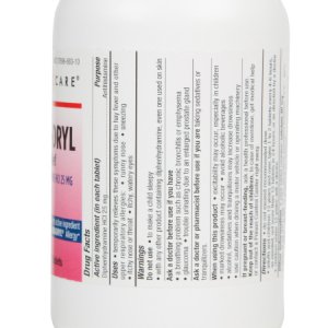 Allergy Relief Geri-Care 25 mg Strength Tablet 1,000 per Bottle