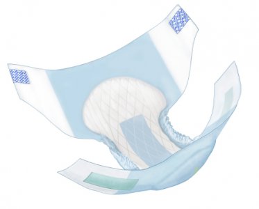 Unisex Adult Incontinence Brief Wings    Small Disposable Heavy Absorbency