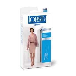 Compression Stocking JOBST   Opaque Knee High Medium Natural Closed Toe