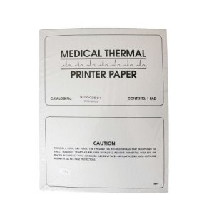 Diagnostic Recording Paper Thermal Paper 8-1/2 X 11 Inch Z-Fold Red Grid