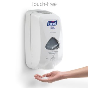 Hand Hygiene Dispenser Purell   TFX    Dove Gray Plastic Touch Free 1200 mL Wall Mount