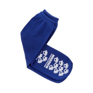 Slipper Socks McKesson Terries    Bariatric / Extra Wide Royal Blue Above the Ankle