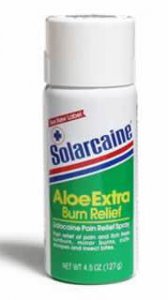 Burn Relief Solarcaine   Topical Liquid 4.5 oz. Aerosol Can