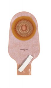 Ileostomy Pouch Assura   One-Piece System 10 Inch Length 10 to 55 mm Stoma Drainable Trim To Fit