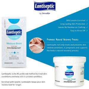 Skin Protectant Lantiseptic   Moisture Shield 5 Gram Individual Packet Lanolin Scent Ointment