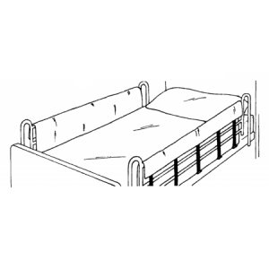 Bed Side Rail Bumper Pad Skil-Care    1 X 15 X 72 Inch