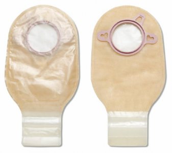 Ostomy Pouch Pouchkins    Two-Piece System 6-1/2 Inch Length Drainable