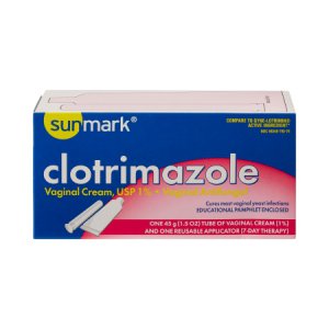 Vaginal Antifungal sunmark   1% Strength Cream 1.5 oz. Tube