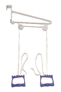 Overdoor Pulley Exerciser One Size Fits Most White / Blue