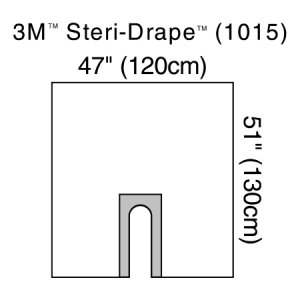 Orthopedic Drape 3M    Steri-Drape    U-Drape 47 W X 51 L Inch Sterile