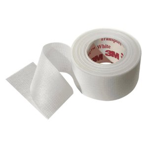 Medical Tape 3M    Transpore    Porous Plastic 1/2 Inch X 10 Yard Transparent NonSterile