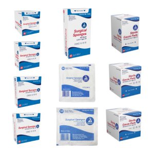 Gauze Sponge Dynarex   Gauze 8-Ply 2 X 2 Inch Square Sterile