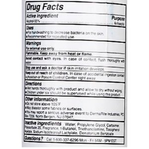 Hand Sanitizer GelRite   16 oz. Ethyl Alcohol Gel Pump Bottle