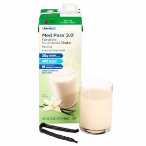 Oral Supplement Med Pass   2.0 Vanilla Flavor Ready to Use 32 oz. Carton