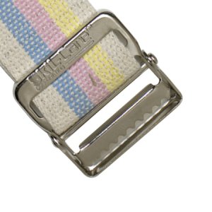 Gait Belt SkiL-Care    72 Inch Length Pastel Stripe Cotton
