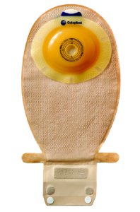 Ostomy Pouch SenSura   EasiClose    One-Piece System 11-1/2 Inch Length, Maxi 1-1/8 Inch Stoma Drainable Convex Light, Pre-Cut