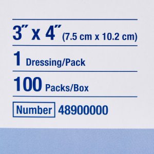Non-Adherent Dressing Sorbalux   Rayon / Polyester 3 X 4 Inch Sterile