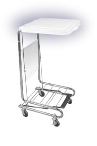 Hamper Stand Drive Medical Rolling Square Opening 36 to 42 gal. Capacity Foot Pedal Self-Closing Lid