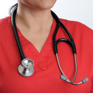 Cardiology Stethoscope Adscope   Blue 1-Tube 19 Inch Tube Single Head Chestpiece