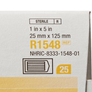 Skin Closure Strip Steri-Strip    1 X 5 Inch Nonwoven Material Reinforced Strip White