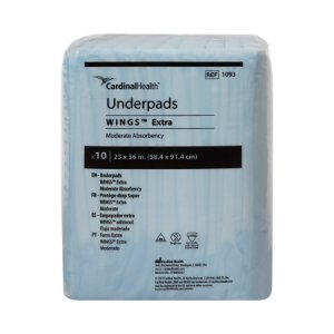 Underpad Simplicity    Extra 23 X 36 Inch Disposable Fluff Moderate Absorbency