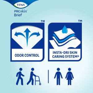 Unisex Adult Incontinence Brief TENA ProSkin    Ultra X-Large Disposable Heavy Absorbency