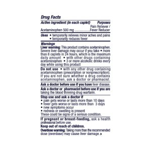 Pain Relief Geri-Care   500 mg Strength Acetaminophen Caplet 1,000 per Bottle