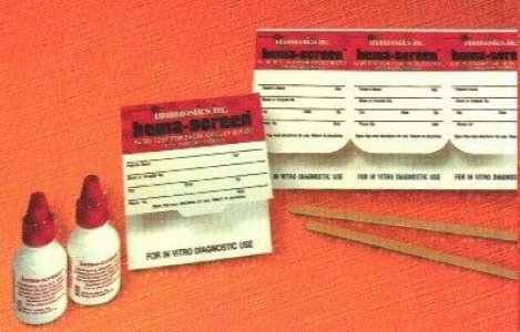 Rapid Test Kit Hema-Screen    Stat Colorectal Cancer Screening Fecal Occult Blood Test (FOBT) Stool Sample 50 Tests CLIA Waived