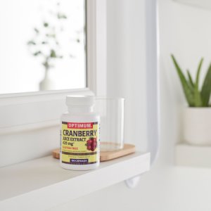 Dietary Supplement Optimum   Cranberry Powder 425 mg Strength Capsule 100 per Bottle Cranberry Flavor