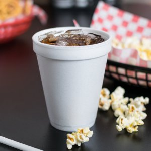 Drinking Cup Dart   10 oz. White Styrofoam Disposable