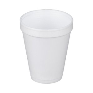 Drinking Cup Dart   10 oz. White Styrofoam Disposable