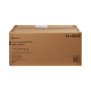 Fluff Bandage Roll McKesson Cotton 6-Ply 3-2/5 Inch X 3-3/5 Yard Roll Shape NonSterile