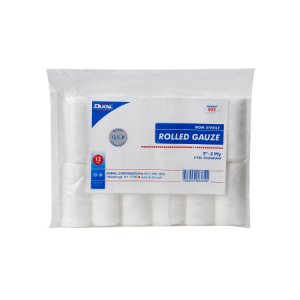 Conforming Bandage Dukal    Cotton 2-Ply 3 Inch X 5 Yard Roll Shape NonSterile