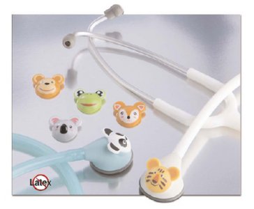 Classic Stethoscope Adimals    618 White 1-Tube 22 Inch Tube Single Head Chestpiece