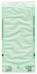 Sterilization Pouch Steriking   Ethylene Oxide (EO) Gas / Steam 5 X 10-1/2 Inch Transparent / White Self Seal Paper / Film