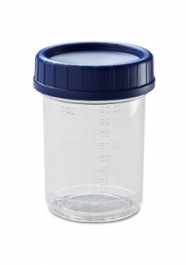 Specimen Container for Pneumatic Tube Systems 120 mL (4 oz.) Screw Cap Patient Information Sterile Fluid Path