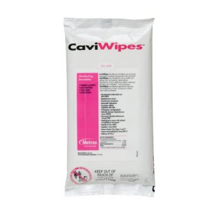 CaviWipes    Surface Disinfectant Premoistened Alcohol Based Manual Pull Wipe 45 Count Soft Pack Alcohol Scent NonSterile