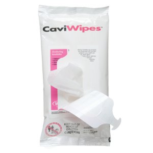 CaviWipes    Surface Disinfectant Premoistened Alcohol Based Manual Pull Wipe 45 Count Soft Pack Alcohol Scent NonSterile