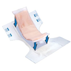 Incontinence Booster Pad Tranquility   TopLiner    4 X 14 Inch Heavy Absorbency Superabsorbant Core Regular Adult Unisex Disposable