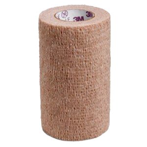 Cohesive Bandage Co-Lastic   4 Inch X 5 Yard Standard Compression Self-adherent Closure Tan NonSterile