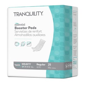 Incontinence Booster Pad Tranquility   Essential 4-1/4 X 12 Inch Heavy Absorbency Superabsorbant Core Regular Adult Unisex Disposable