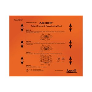 Transfer Sheet Z-Slider    Orange 33 X 39 Inch Without Handles